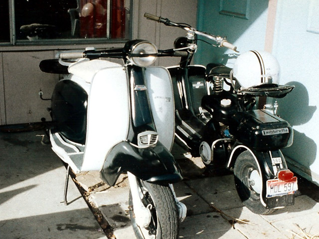 1956 Lambretta 150d and 1963 Li 125