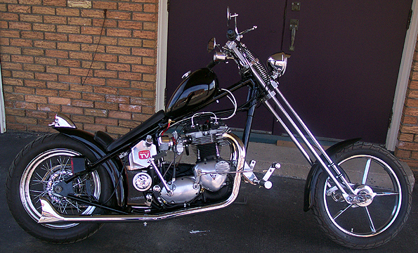 1967 triumph deals bonneville chopper