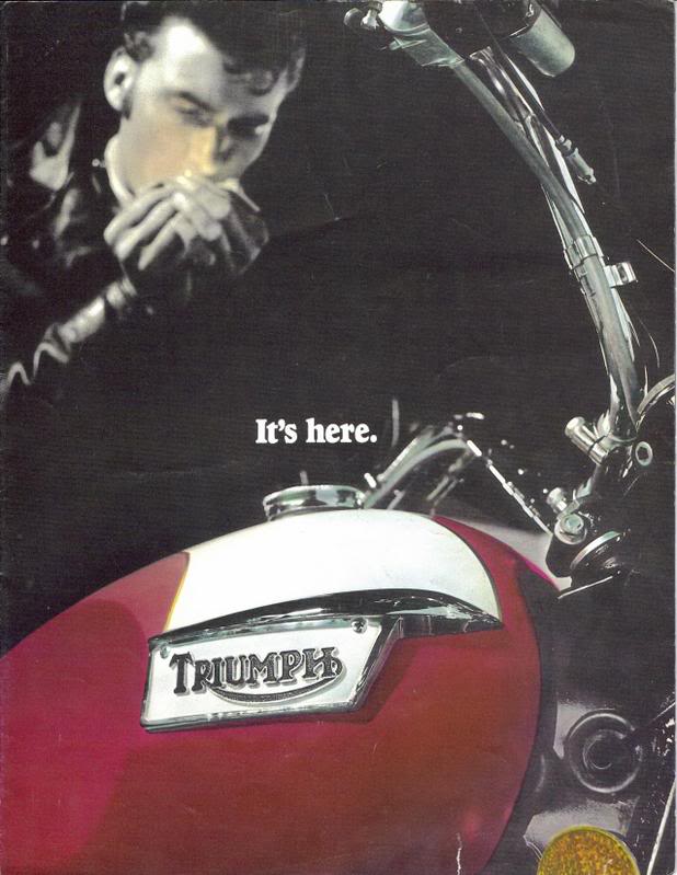 1978 T140 Bonneville Brochure - Cover